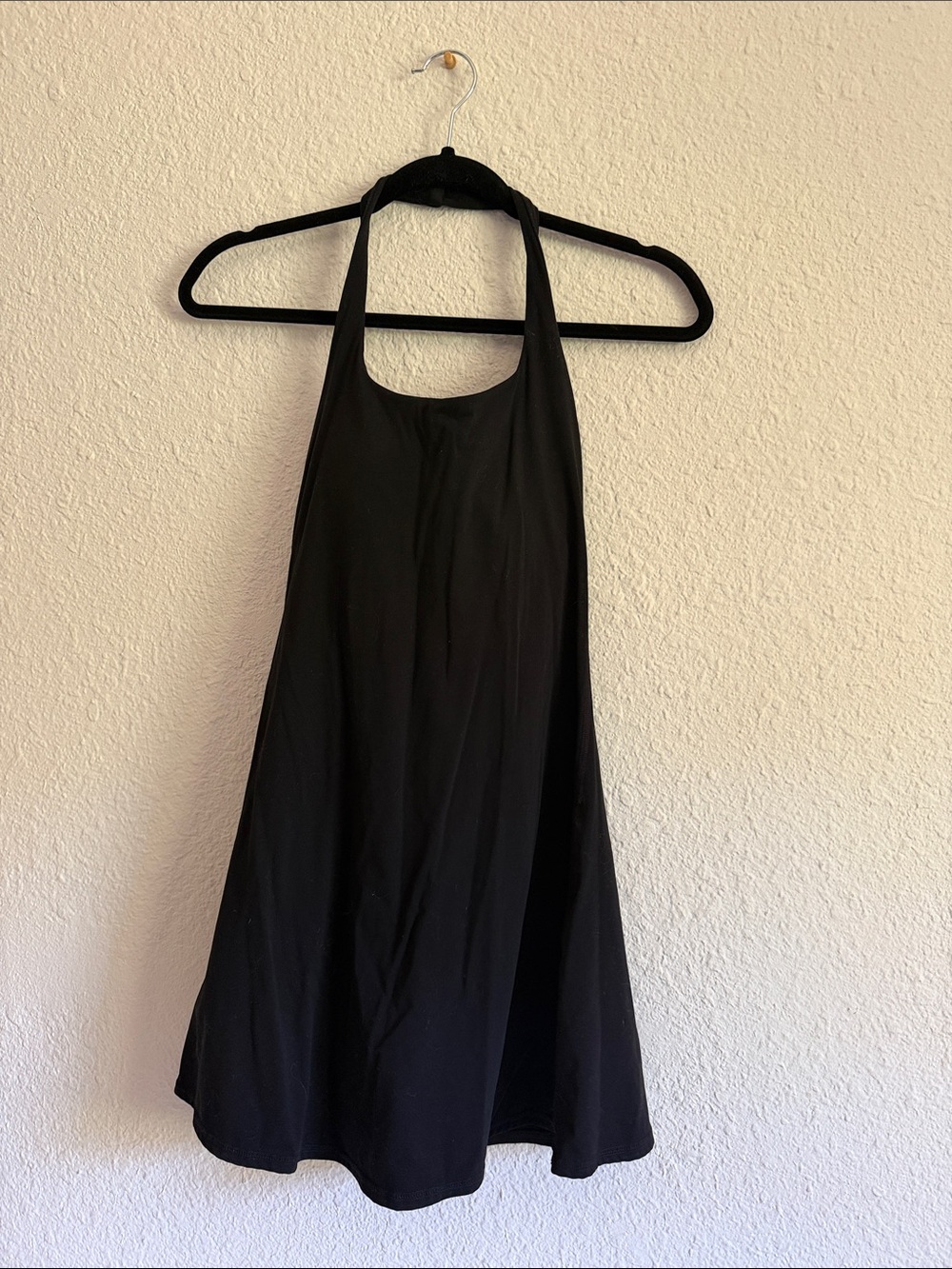 Black Halter Skort Dress
